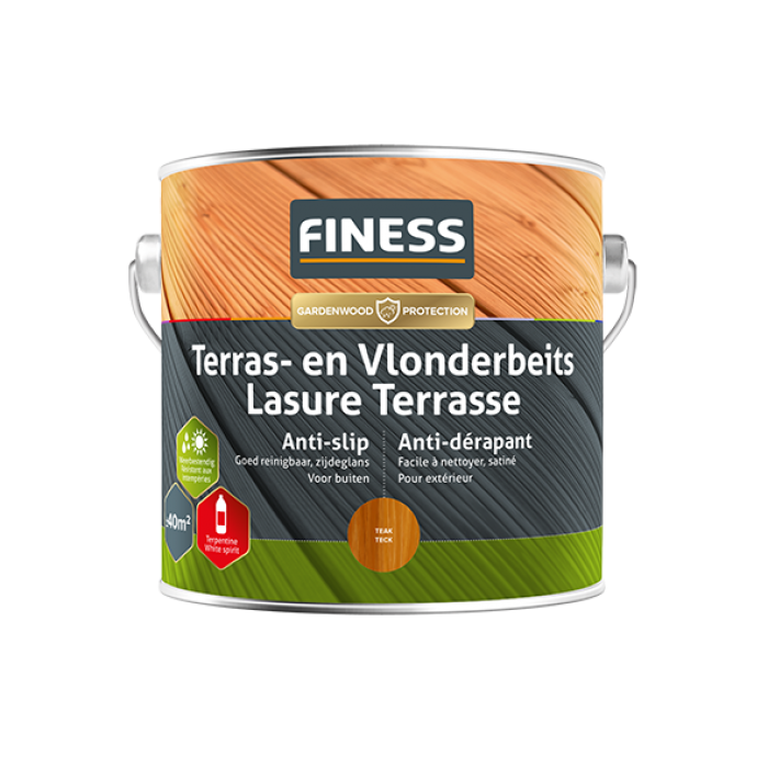 Finess Finess Terras-en Vlonderbeits Anti-slip (terpentinebasis)