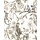 Behang apen en tropische bloemen  G67959