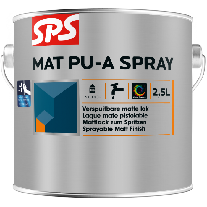 SPS  SPS Mat Pu-A Spray (Waterbasis)