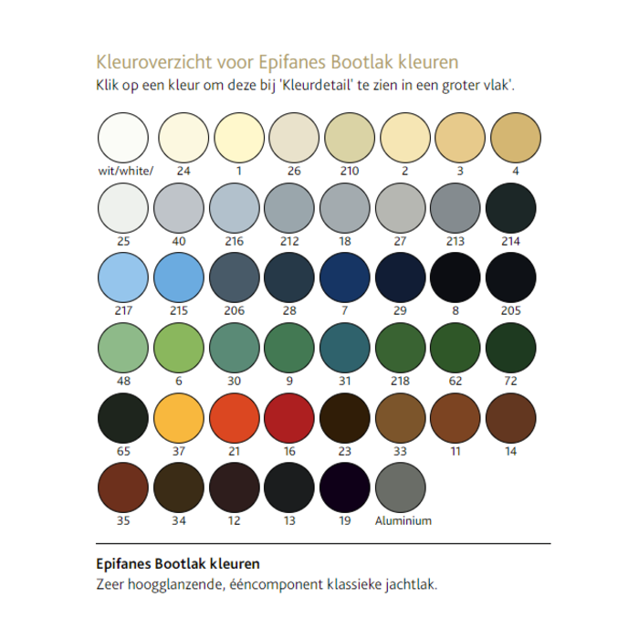 Epifanes Epifanes Bootlak 2 Liter (terpentinebasis)