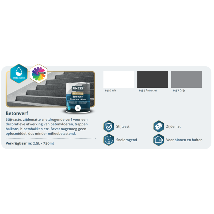 Finess Finess Betonverf Ready mixed