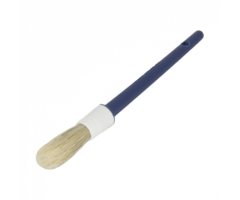 Wegwerpkwast Rond, wit haar