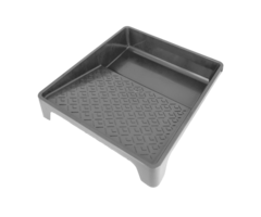 Verfbak kunststof zwart 31 x 35 cm