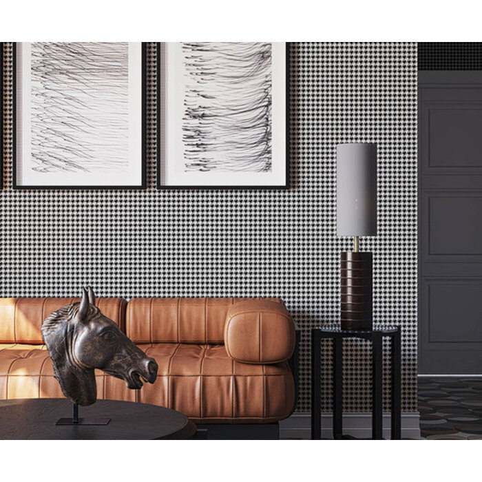 Change KT9779 Houndstooth black