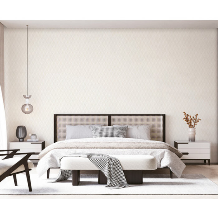 Grace - 3D stitched cube cream