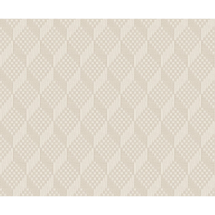 Grace - 3D stitched cube cream