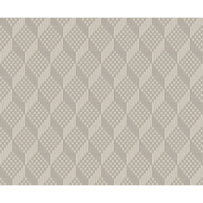 Grace - 3D stitched cube grey