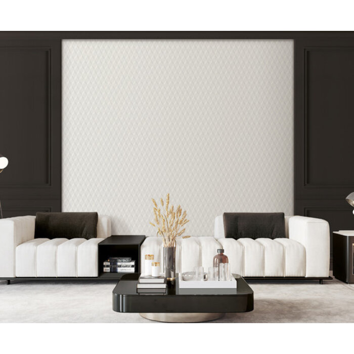 Grace - 3D stitched cube grey