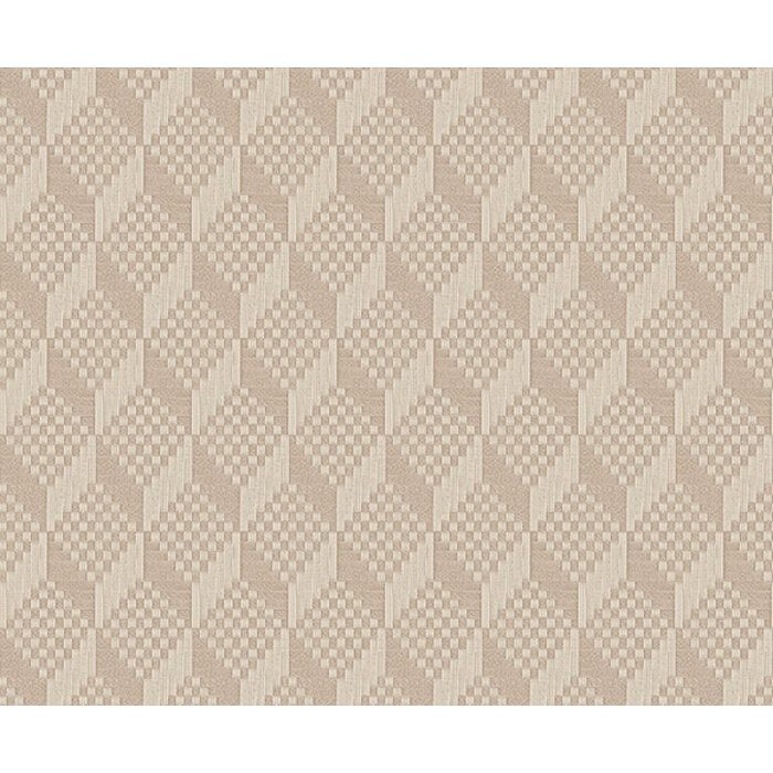 Grace - 3D stitched cube beige