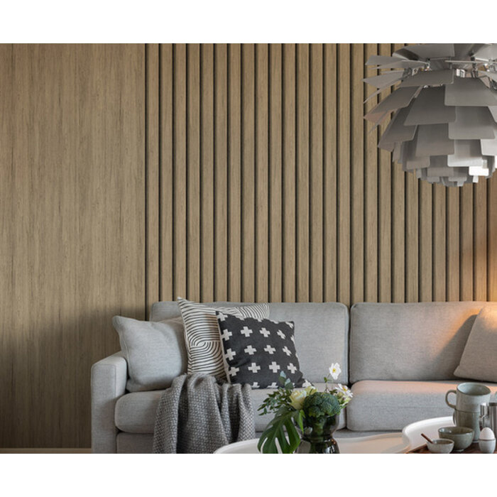 Elements - Ribbvägg Walnut 11923