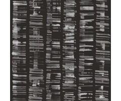 Behang met horizontale abstracte strepen met metalic G78280