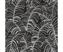 Behang met bladmotief G78297