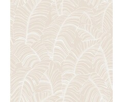 Behang met bladmotief G78300