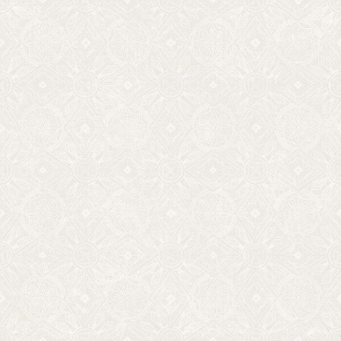 Behang met metallic cirkels en ruiten G78318