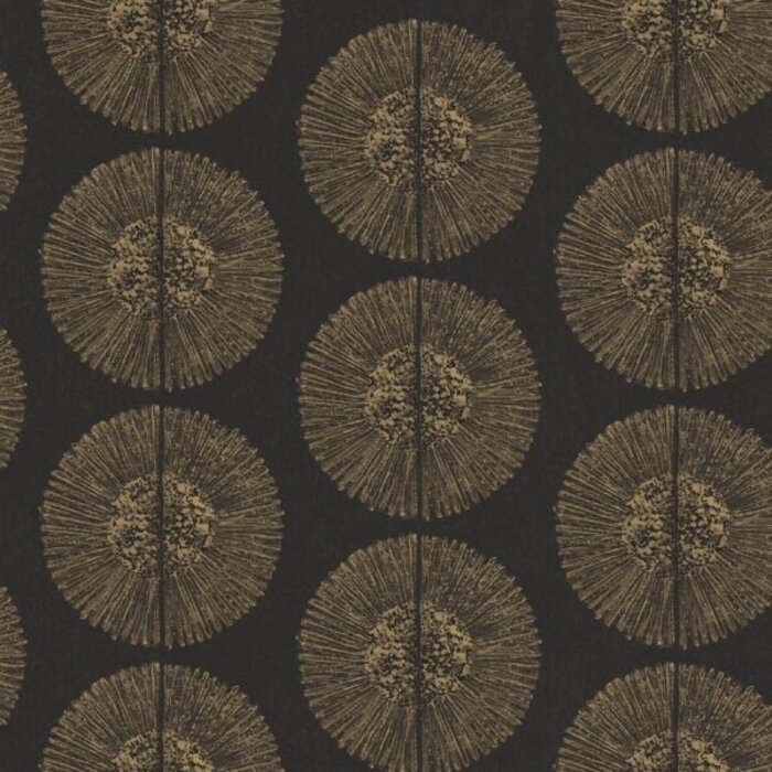 Behang met cirkelmotief G78331