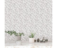 Behang met tegelmotief G78334