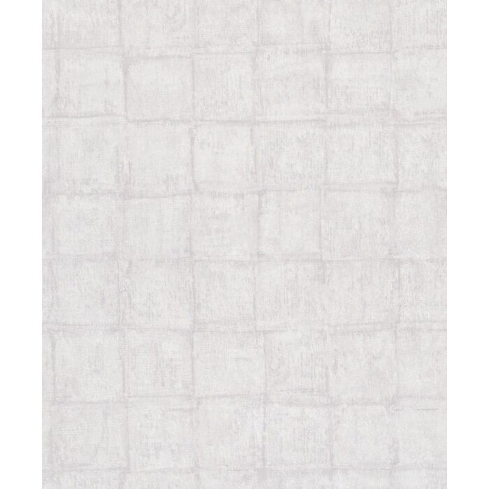 Behang met vierkante tegels 33970