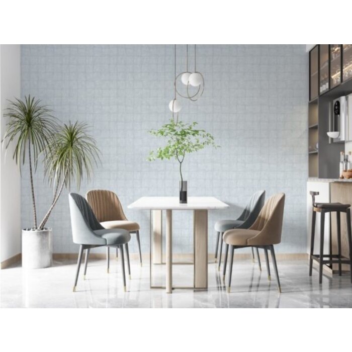 Behang met vierkante tegels 33969