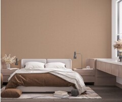 Behang met linnen look 33966