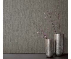 Behang met linnen look 33330