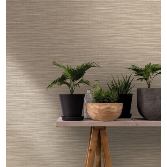Behang met natuurlijk streepeffect 33316