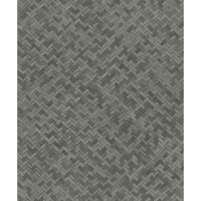 Behang met rotan vlechtwerk 33310