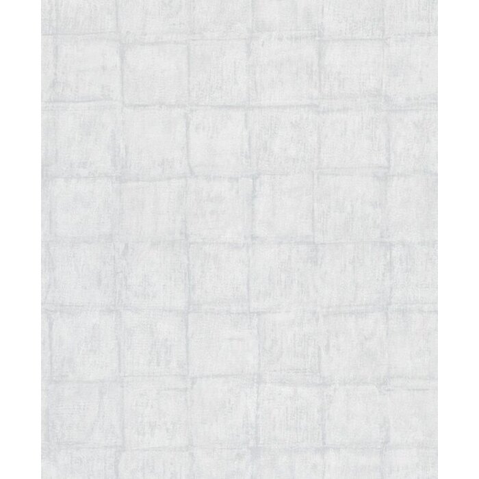 Behang met vierkante tegels 33968