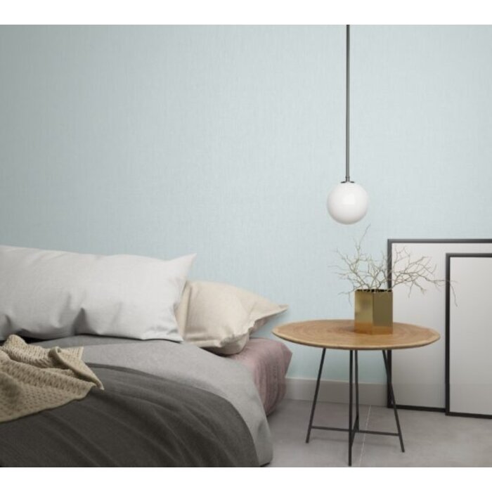 Behang met linnen look 33962