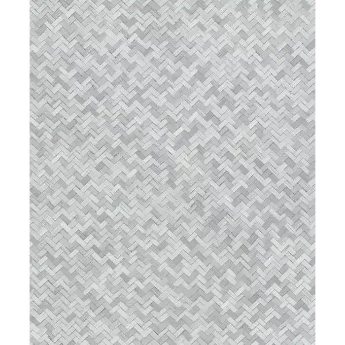 Behang met rotan vlechtwerk 33314