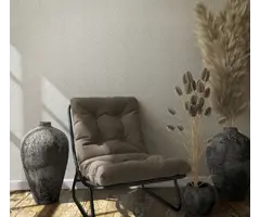 Behang met grove vissengraat print 59305