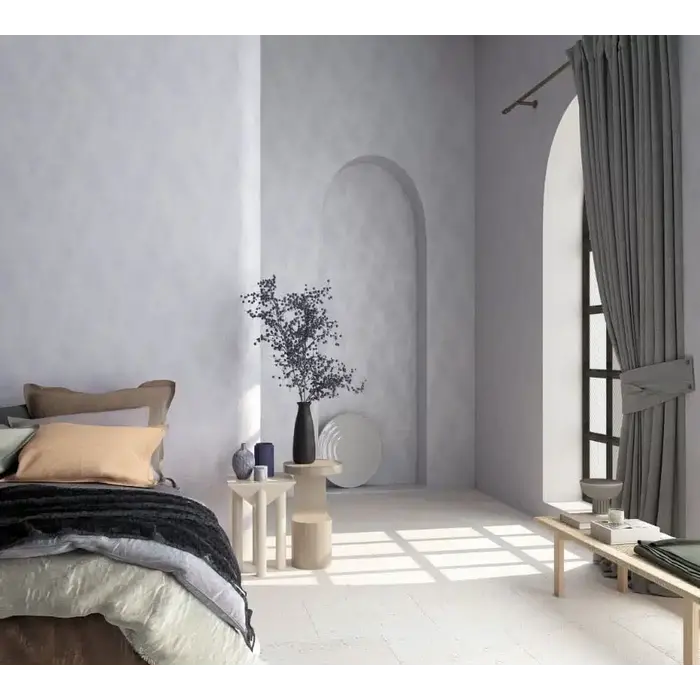 Behang met beton stuc look 34185