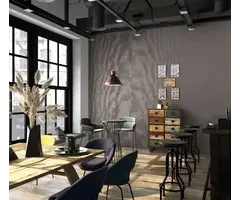 Behang met linnenlook 34183