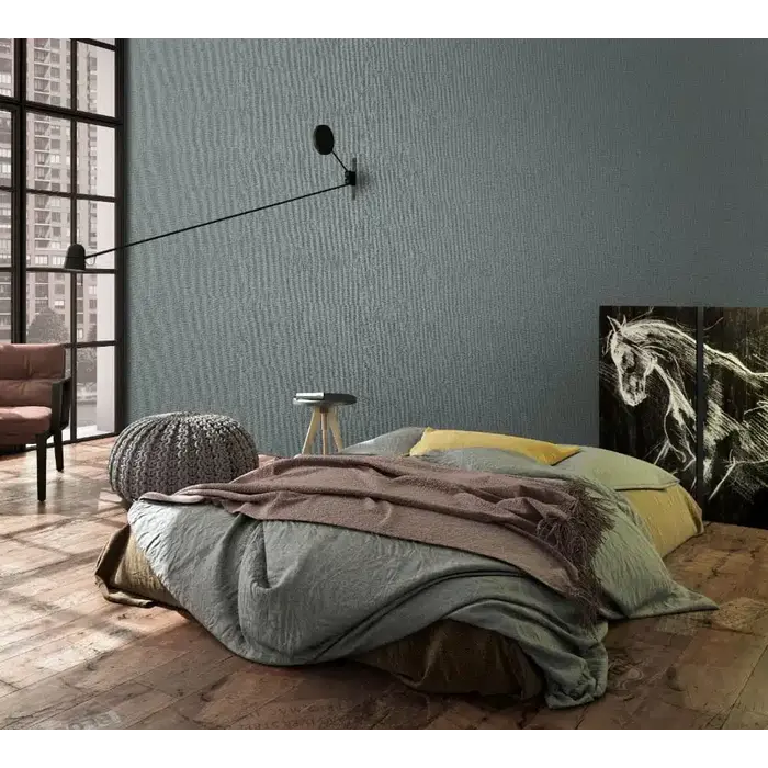 Behang met linnenlook 34181