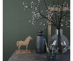 Behang met linnenlook 34180