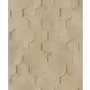Behang met 3D hexagon print 34163
