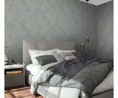 Behang met 3D hexagon print 34160