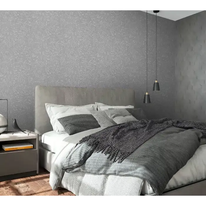 Behang grove structuur 34155