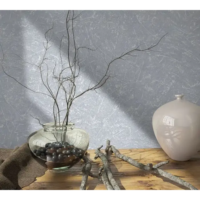 Behang grove structuur 34153