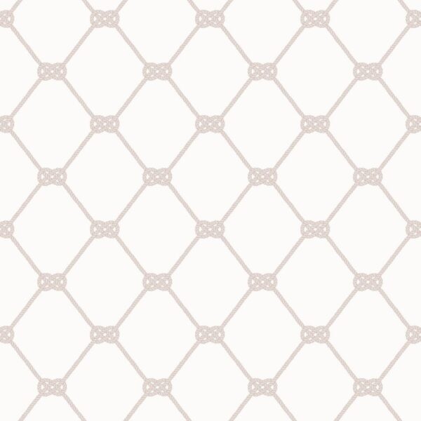 Behang scheepvaart touw ruiten G23344