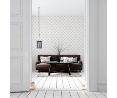 Behang scheepvaart touw ruiten G23344