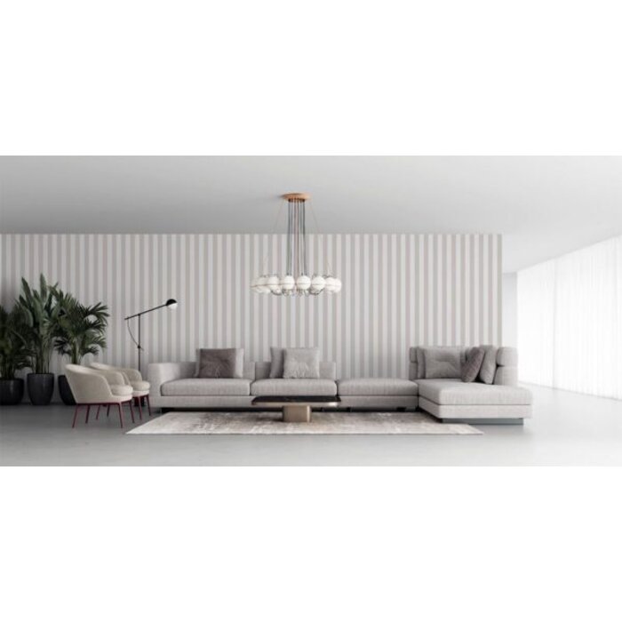 Behang brede strepen G23338