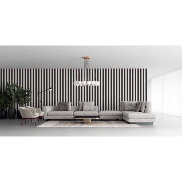 Behang brede strepen G23337