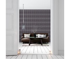 Behang fijne strepen en ruiten G23333