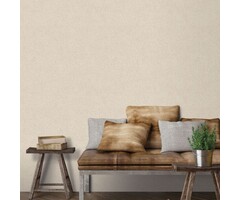 Behang uni linnen look 7384