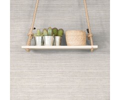 Behang natuurlijk streepeffect 7369