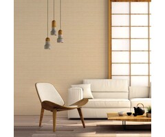 Behang natuurlijk streepeffect 7364