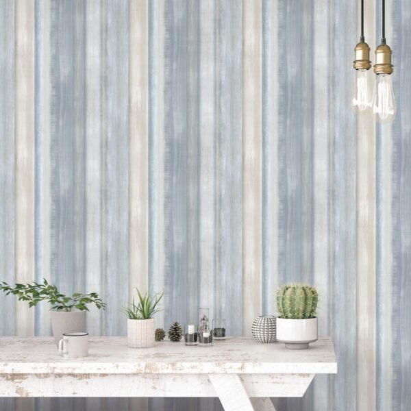 Behang ombre strepen 7351