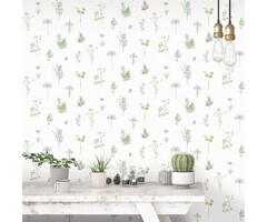 Behang planten en kruiden 7342