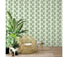 Behang monstera bladeren 7325