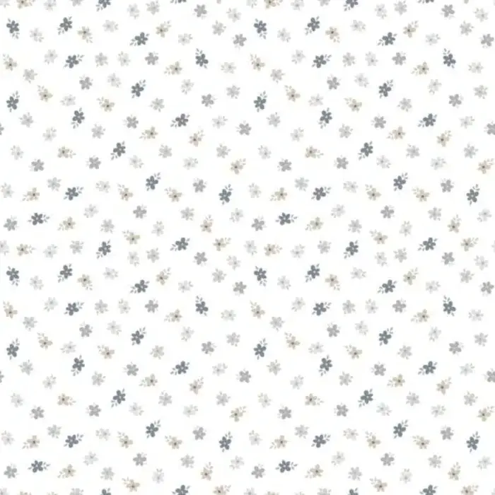 Behang met bloemetjes 14843